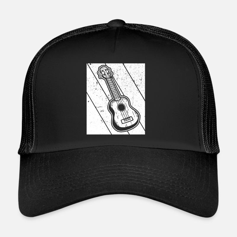 Ukulele Ukulele-Spieler Ukulelist Trucker Cap