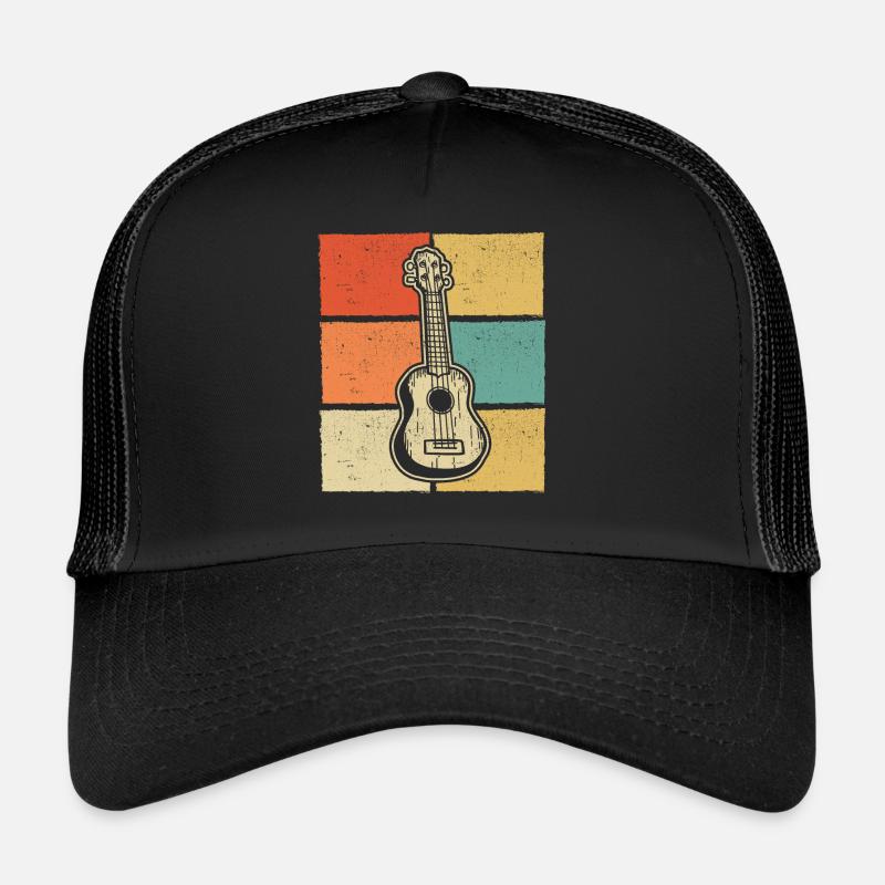 Ukulele Ukulele-Spieler Ukulelist Trucker Cap