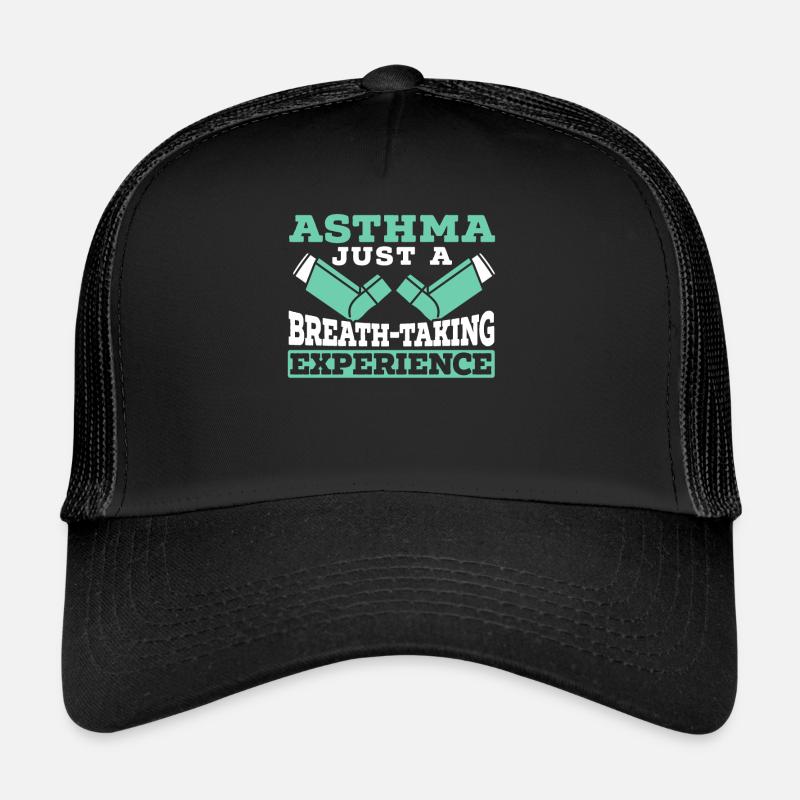 Asthma Just A Breath-taking Experience Breathing Trucker Cap