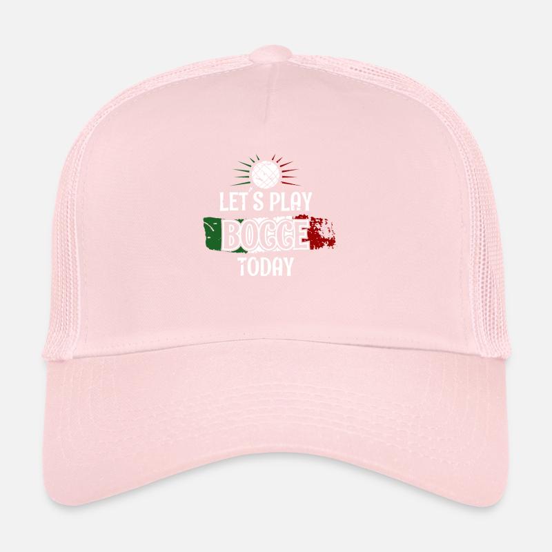 Let's Play Bocce Today Shirt Gift Trucker Cap