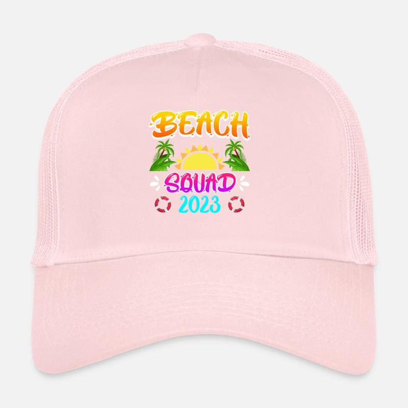 Beach Squad 2023 Urlaub mit Freunden Spring Break Trucker Cap