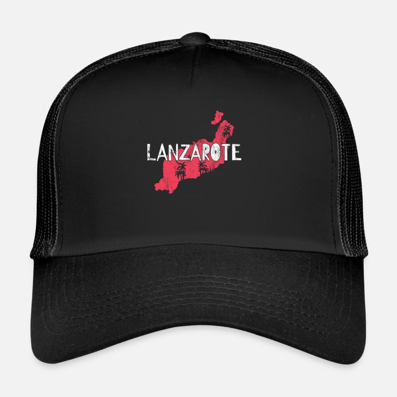 Lanzarote - Trucker Cap - Schwarz/Schwarz