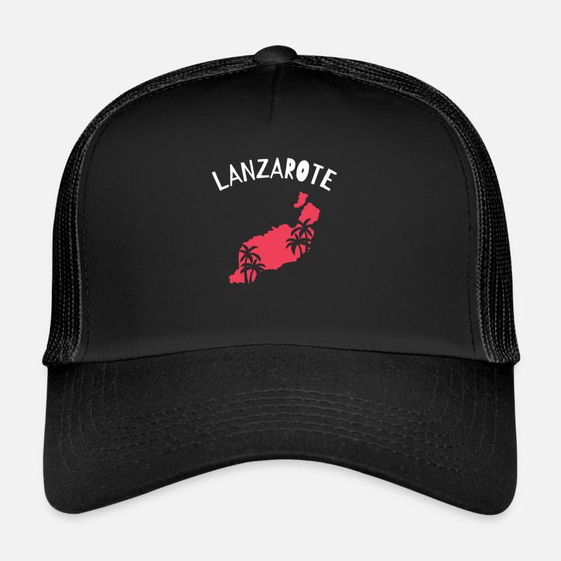 Lanzarote - Trucker Cap - Schwarz/Schwarz