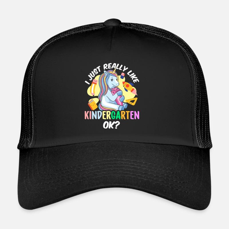 J’aime juste le jardin d’enfants très mignons Casquette trucker 