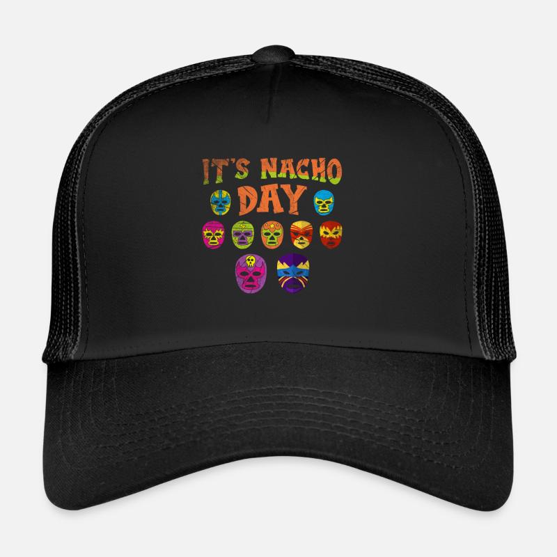 Luchador masque son jour nacho Casquette trucker 