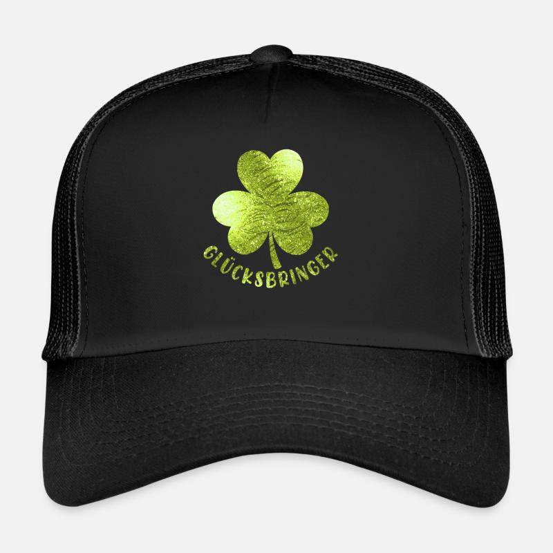 Glücksbringer Kleeblatt Trucker Cap
