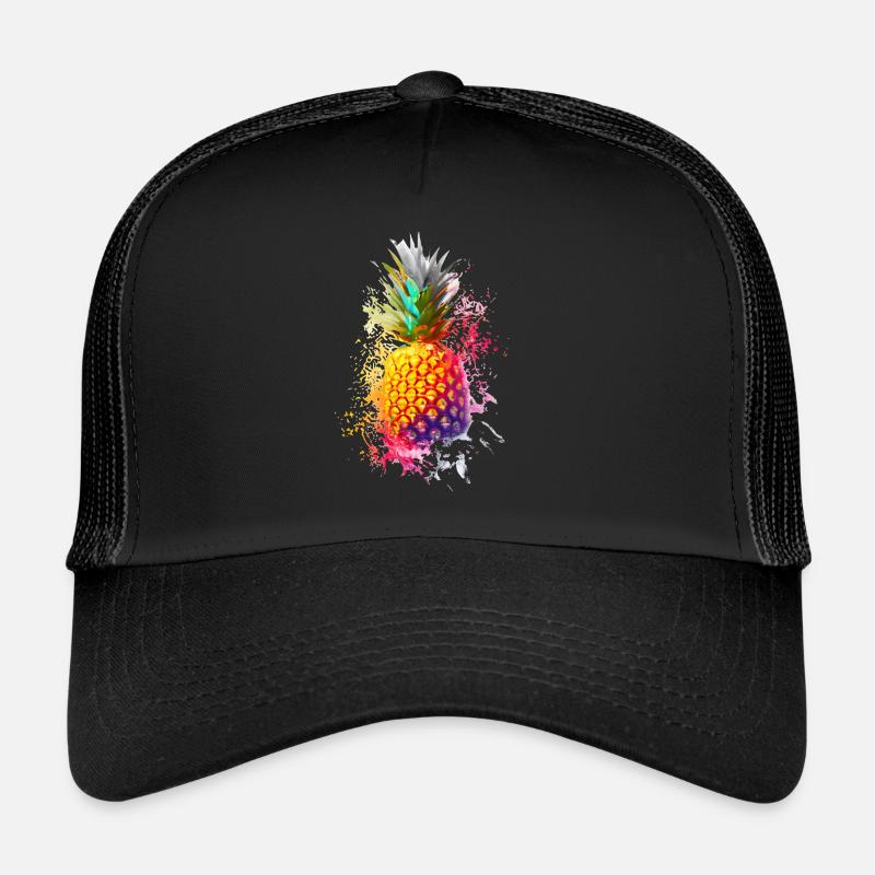 Colorful pineapple art Trucker Cap