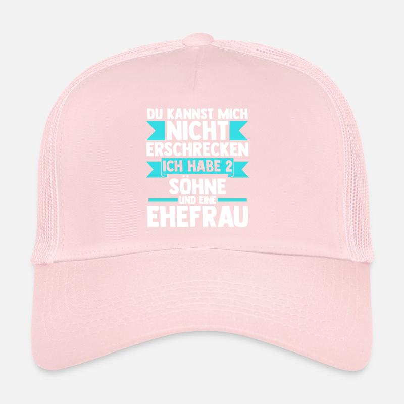 Papa 2 Söhne Papa von 2 Söhnen Geschenk Trucker Cap