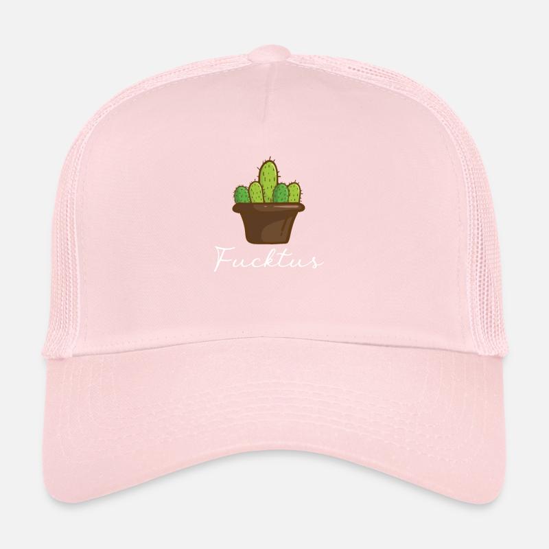 Fucktus Cactus Middle Finger Statement Trucker Cap