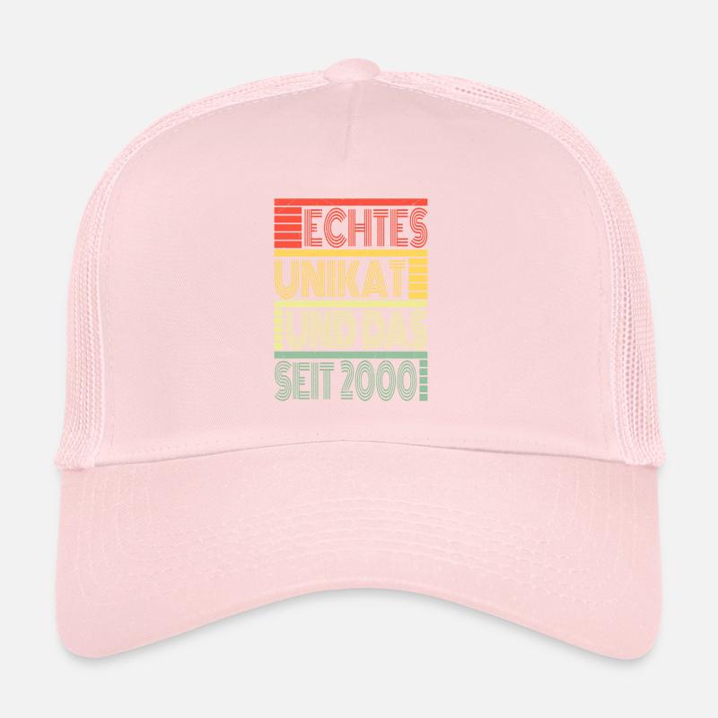 Echtes Unikat Seit 2000 Geboren 2000 Geburtstag Trucker Cap