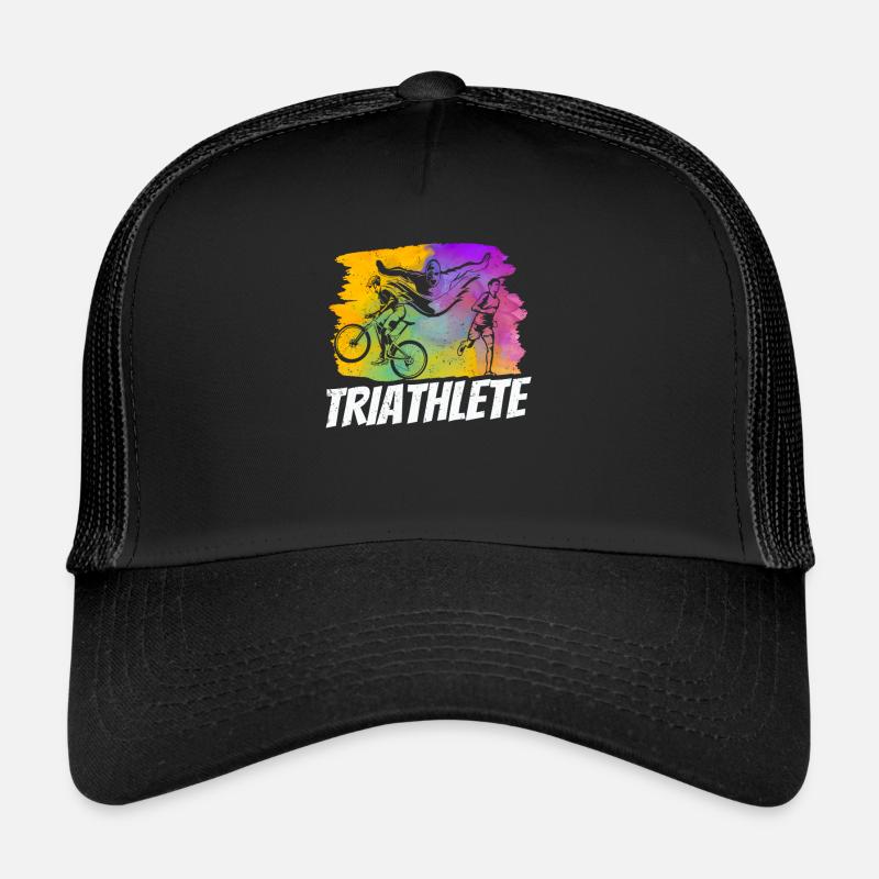 Triathlet Triathletin Triathlons Sport Triathlon Trucker Cap