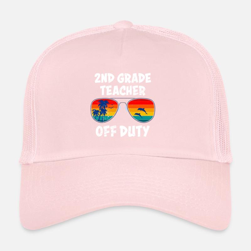 Professeur de classe de deuxième classe en congé Professeur de vacances Casquette trucker 