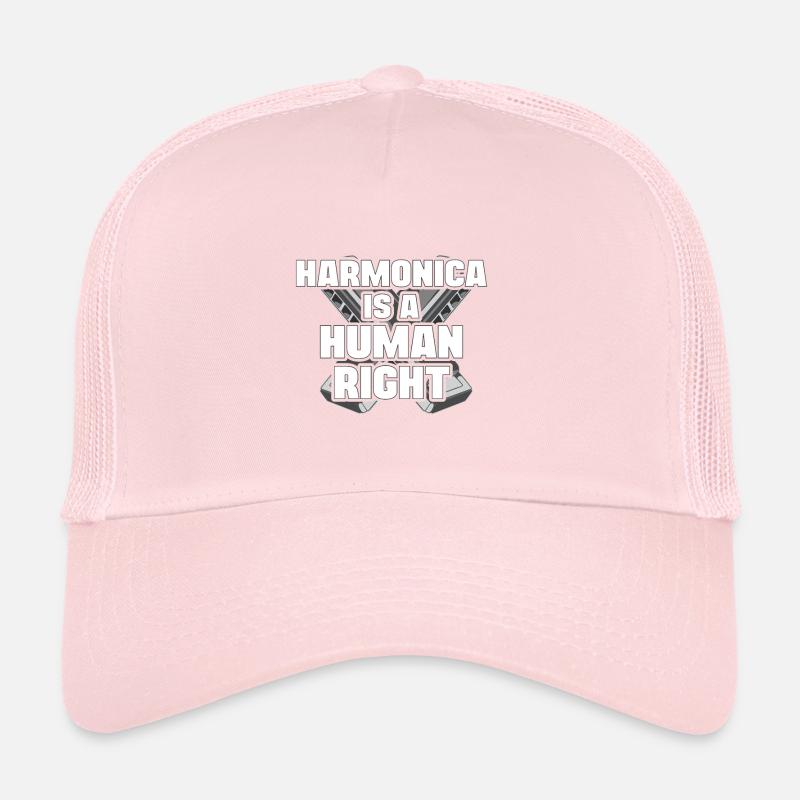 Harmonica Is A Human Right Harmonicist Mouth harp Trucker Cap
