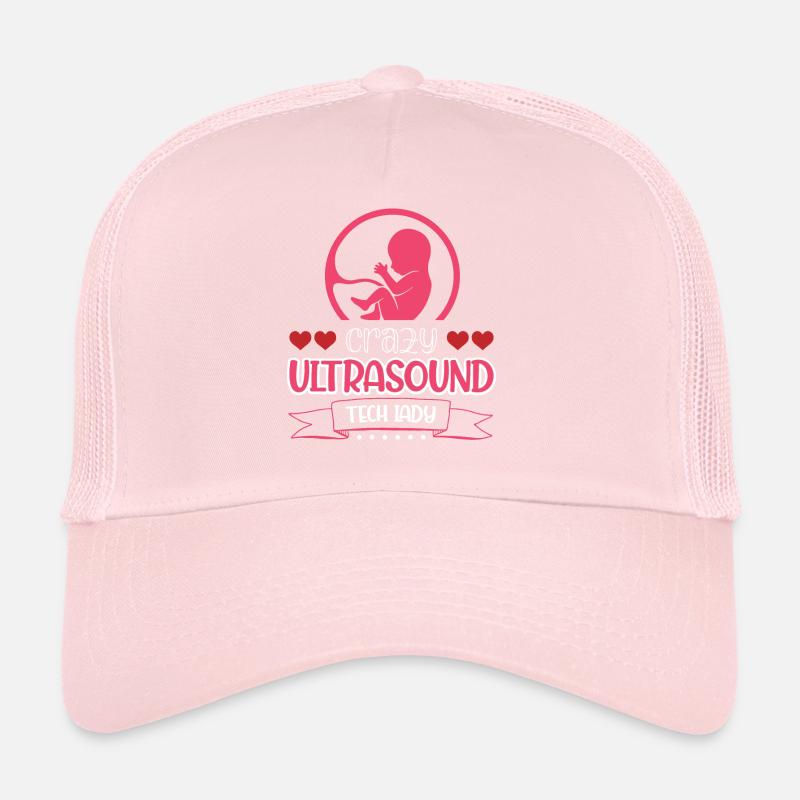 Crazy Ultrasound Tech Lady Trucker Cap