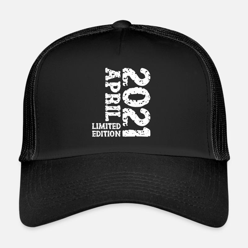 Cadeau d’anniversaire en édition limitée d’avril 2021 Casquette trucker 
