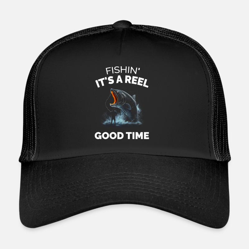 Fishin Its a Reel Good Time - Angler Casquette trucker 