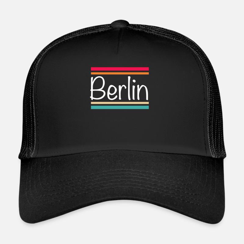 Berlin - Trucker Cap - Schwarz/Schwarz
