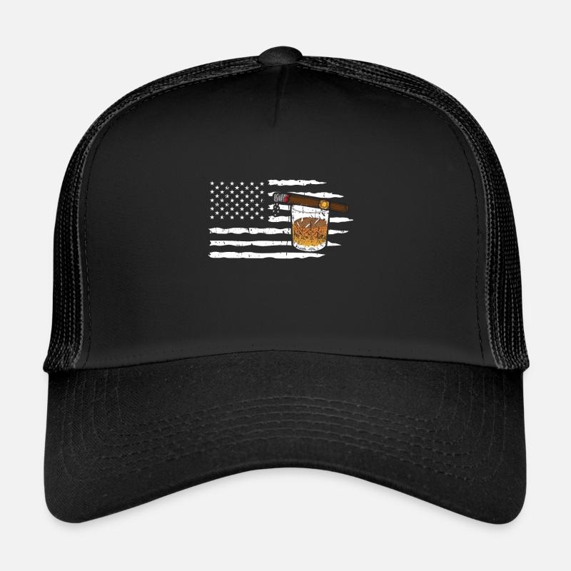 Zigarrenzigarettenraucher Trucker Cap