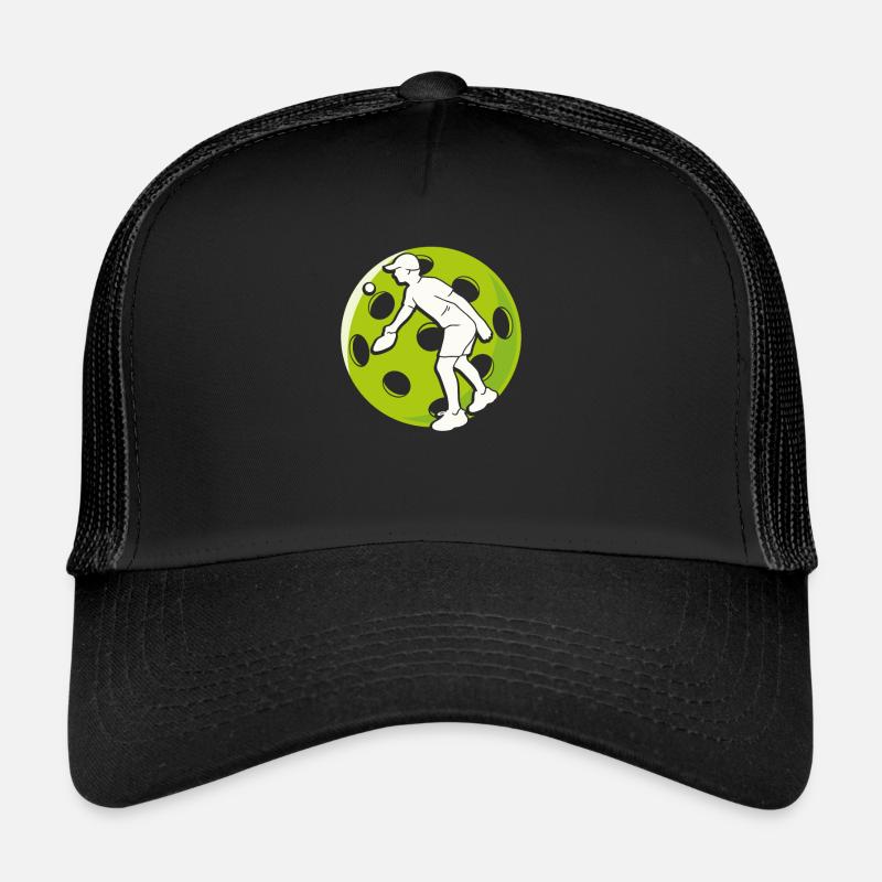 Pickleball man avec ballon Casquette trucker 