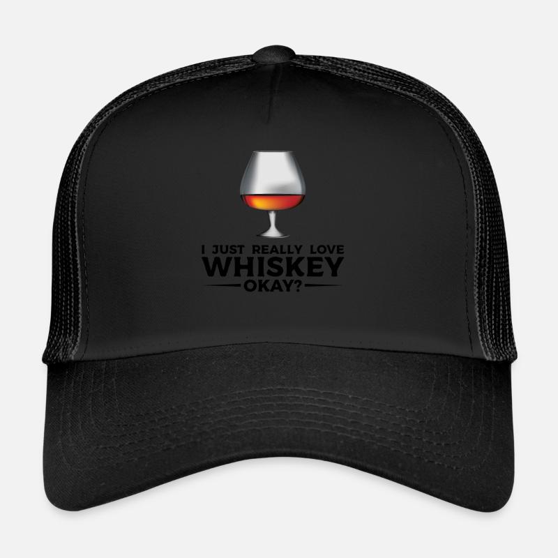 Whiskey trinken Whiskey trinken Whiskey Geschenk Trucker Cap