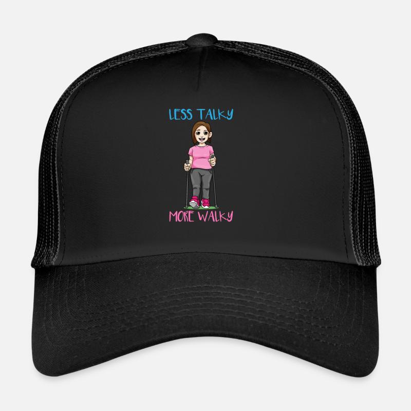 Less Talky More Walky Nordic Walking Trucker Cap