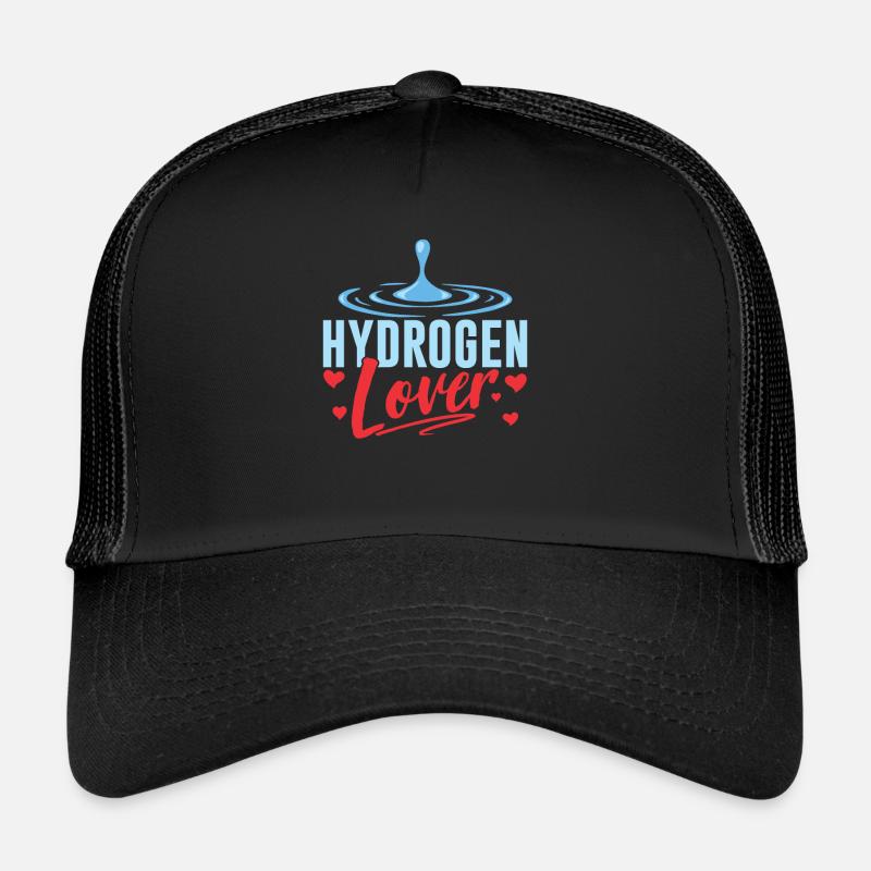 Hydrogen Lover Energy Element Hydrogen Trucker Cap