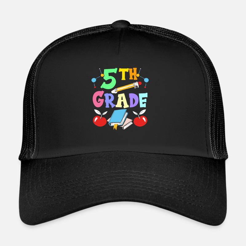 École de 5e année 5e classe Cinquième année Cinquième année Casquette trucker 