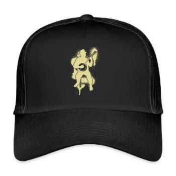 Banjo Banjo player Banjoist - Trucker Cap - black/black - Front