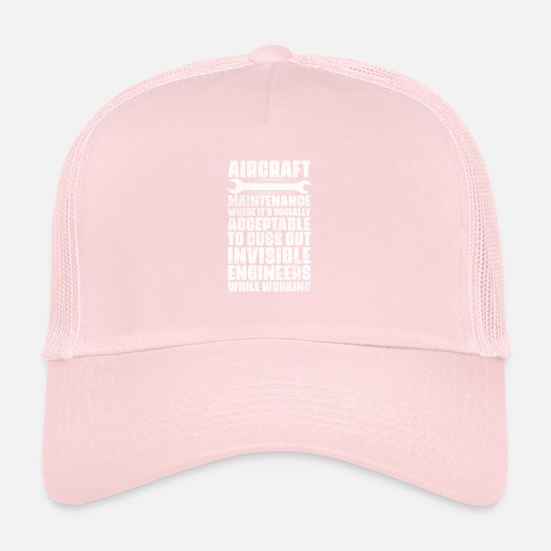 Mécanicien d’avion Aviation Cadeau d’avion Casquette trucker 
