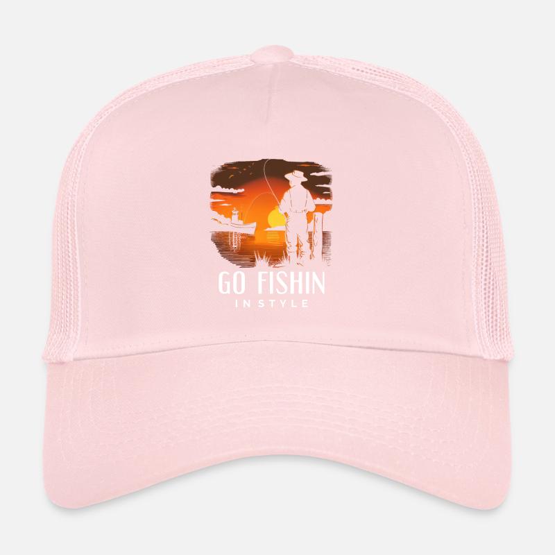 Gehen Sie stilvoll angeln Trucker Cap