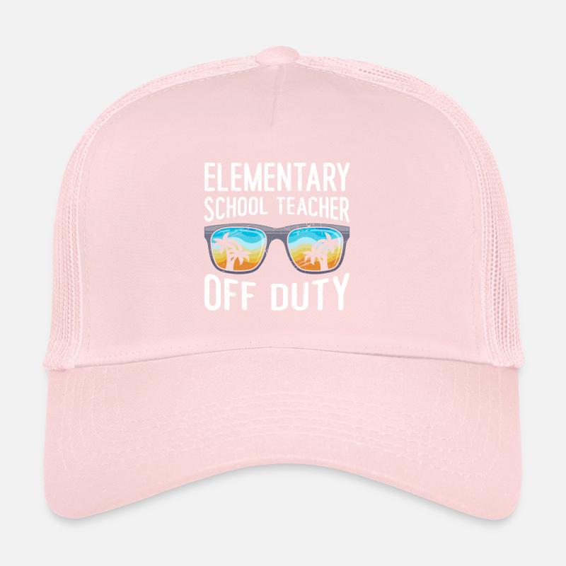 Classe d’école primaire de vacances Enseignant en congé Enseignant Casquette trucker 