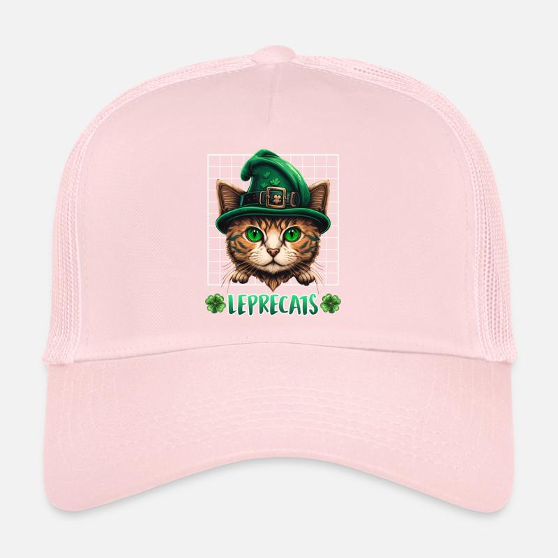 Chats de la Saint-Patrick Lutins Chatons Casquette trucker 