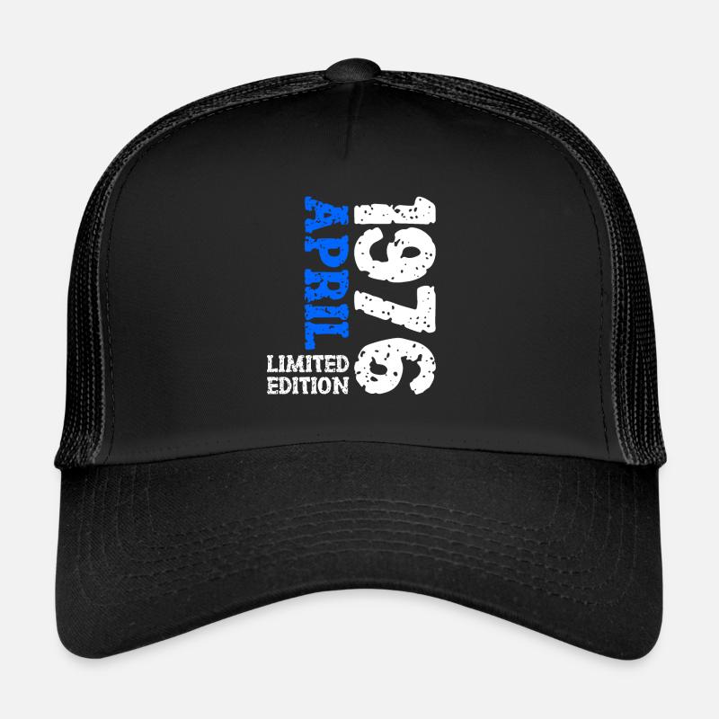 1976 avril édition limitée cadeau d’anniversaire Casquette trucker 