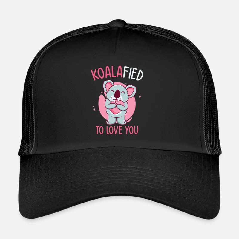 Saint-Valentin Koala Love Wildlife Koala Lover Casquette trucker 
