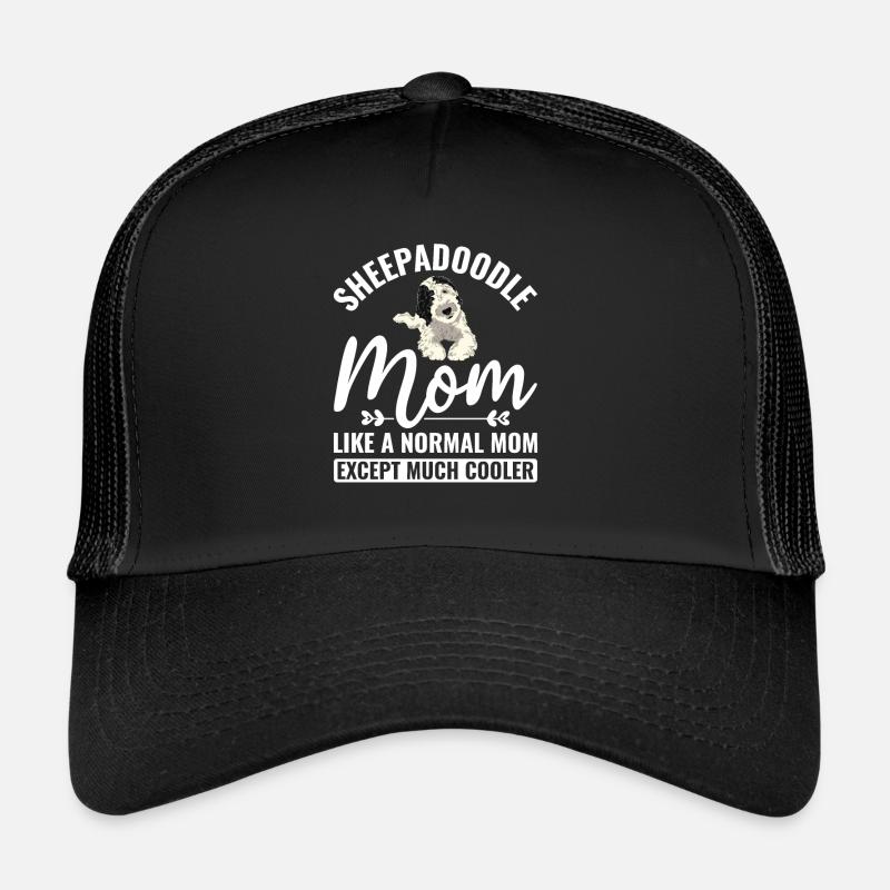Sheepadoodle Doodle Hund Trucker Cap