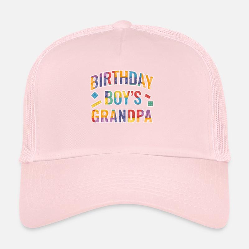 Blocs de construction de grand-père garçon d’anniversaire Casquette trucker 