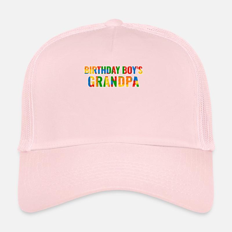 Blocs de construction de grand-père garçon d’anniversaire Casquette trucker 