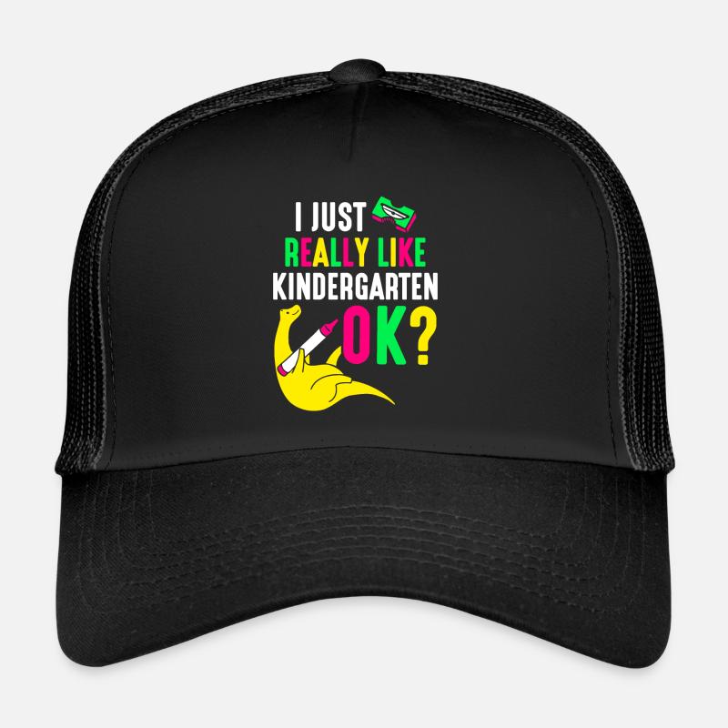 J’aime juste le jardin d’enfants très mignon Casquette trucker 