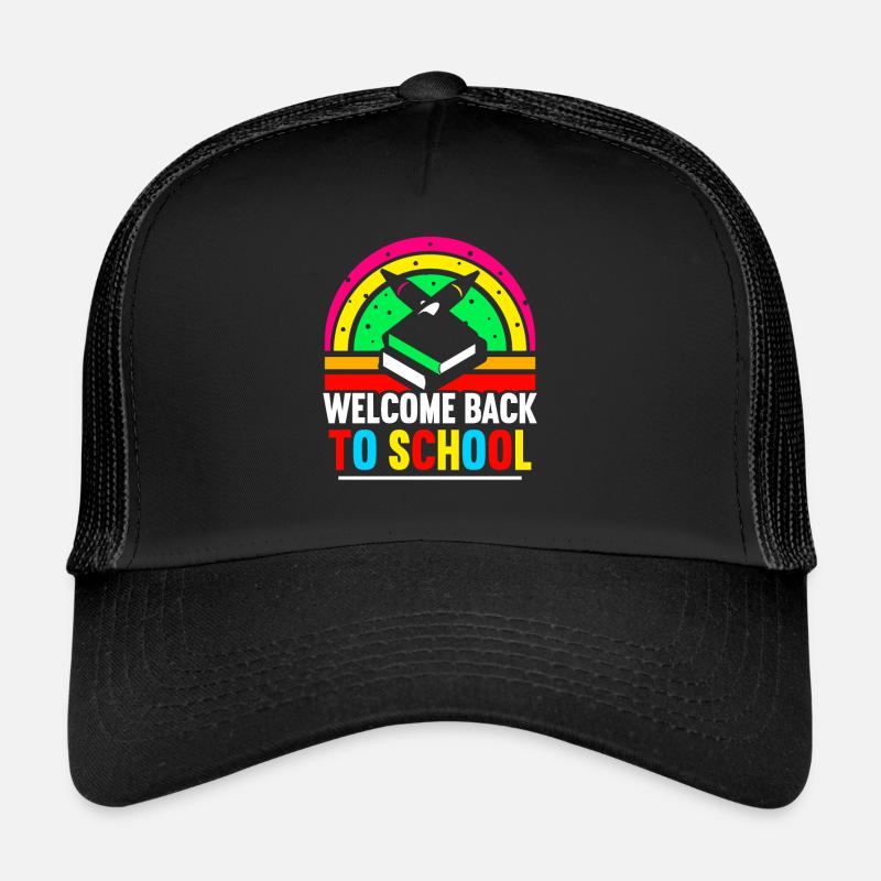 Willkommen Zurück In Der Schule Schulstart Lehrer Trucker Cap