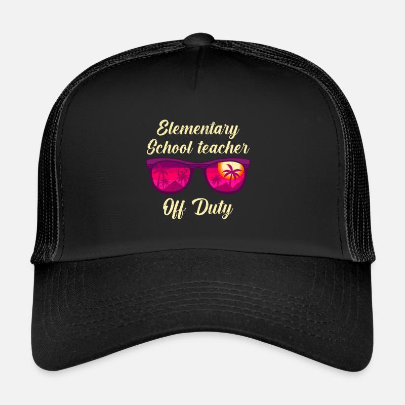 Ferien Grundschule Klassenlehrer off duty Lehrer Trucker Cap
