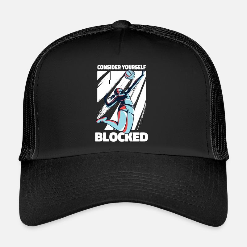 Lustiges Volleyball Mädchen Zitat Trucker Cap