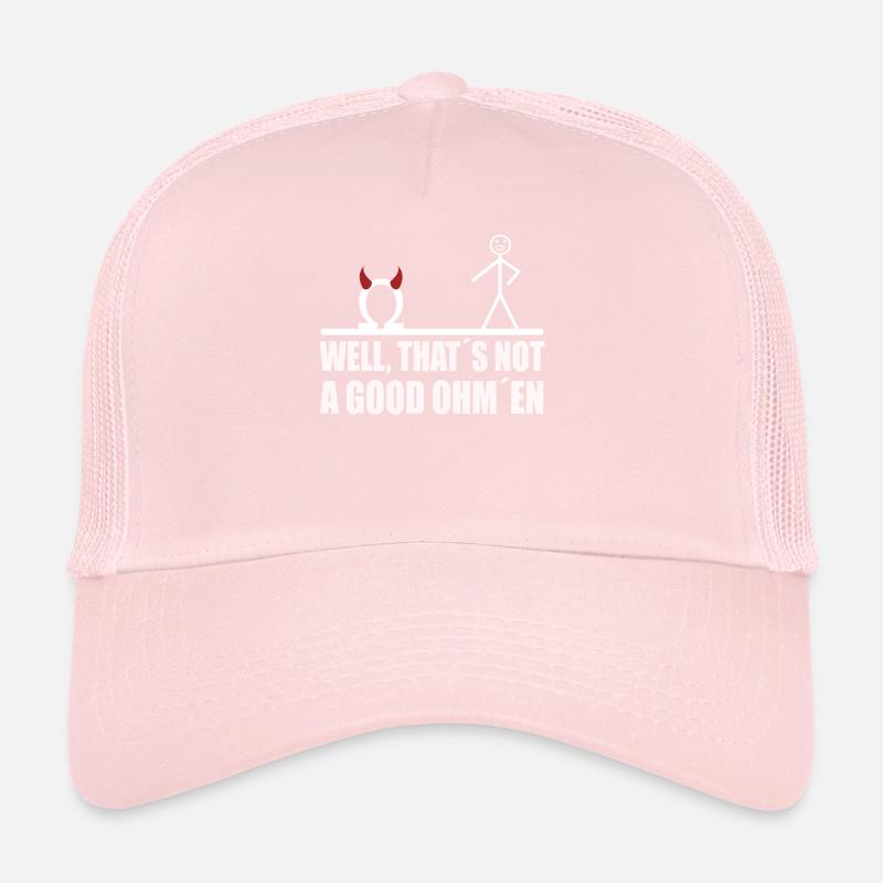 Funny stick figure Not a good omen Trucker Cap