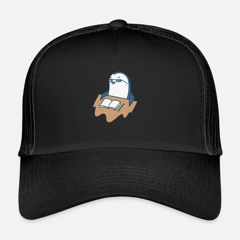 Penguin learning Antarctica bird Trucker Cap