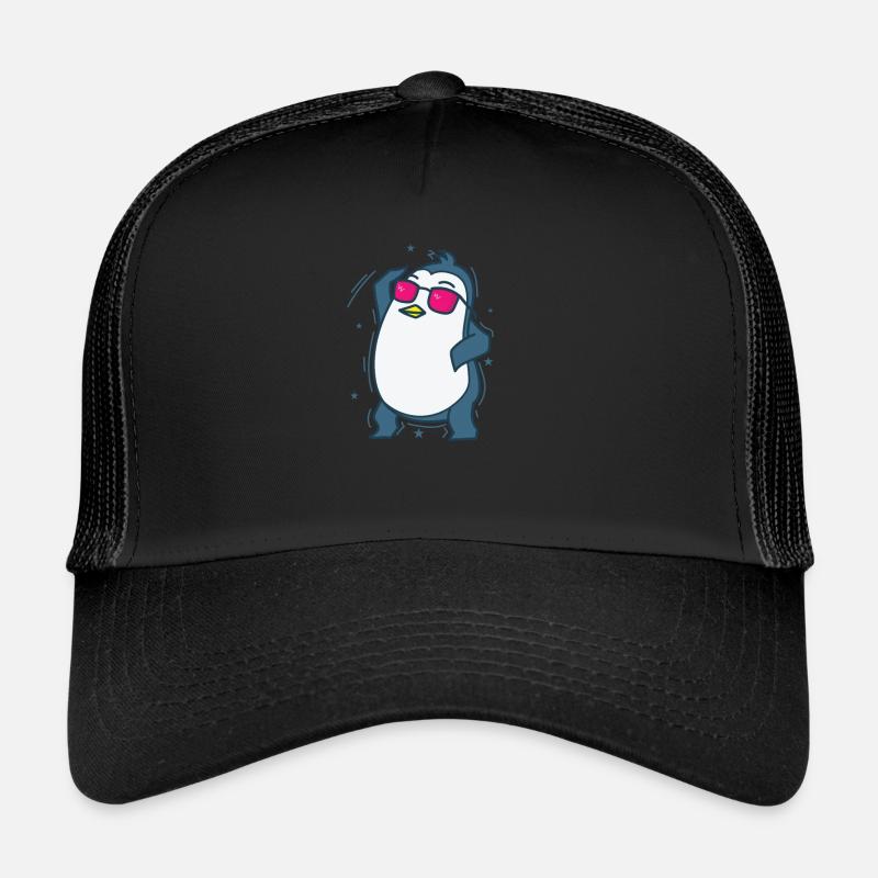 Pingouin dansant l’oiseau antarctique Casquette trucker 