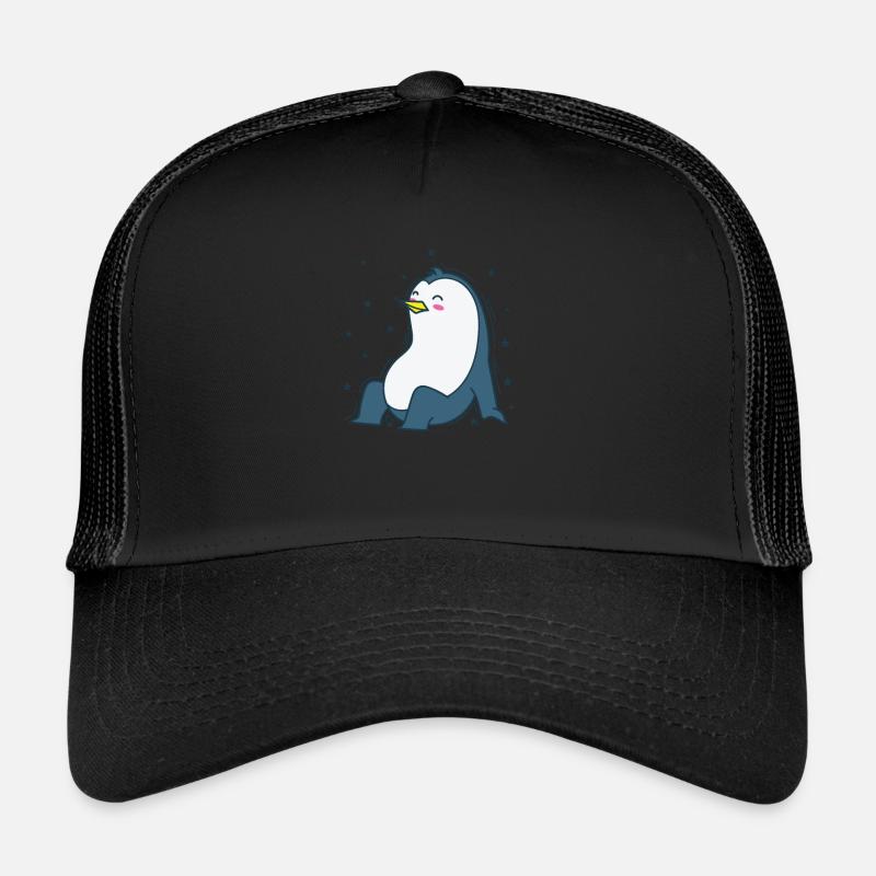 Pinguin und der Nachthimmel Antarktis Trucker Cap