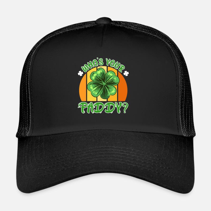 Qui est votre Paddy? Clover Saint-Patrick Casquette trucker 