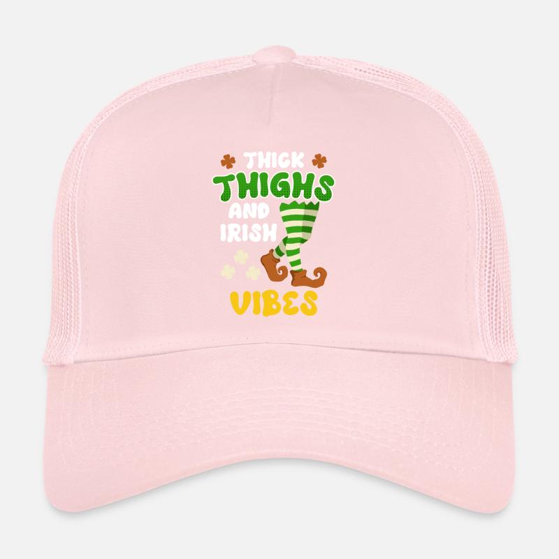 Thick thighs and Irish Vibes St. Patrick’s Day Trucker Cap