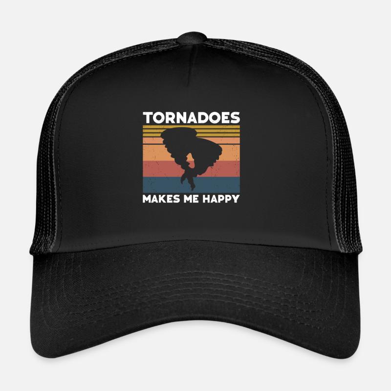 Tornado - Trucker Cap - Schwarz/Schwarz