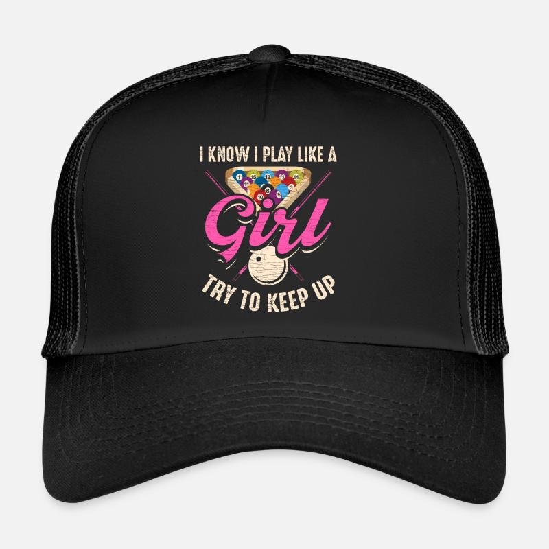 Damen Billard Poolbillard Trucker Cap