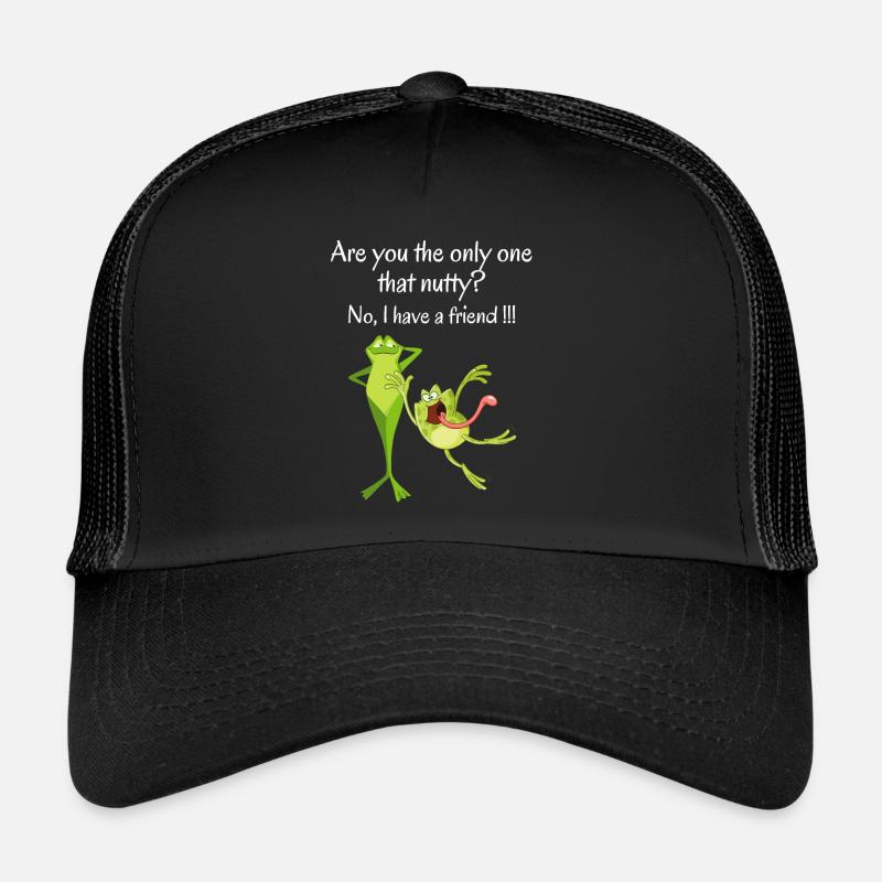 Conception de grenouille mignonne et drôle avec slogan cool Casquette trucker 